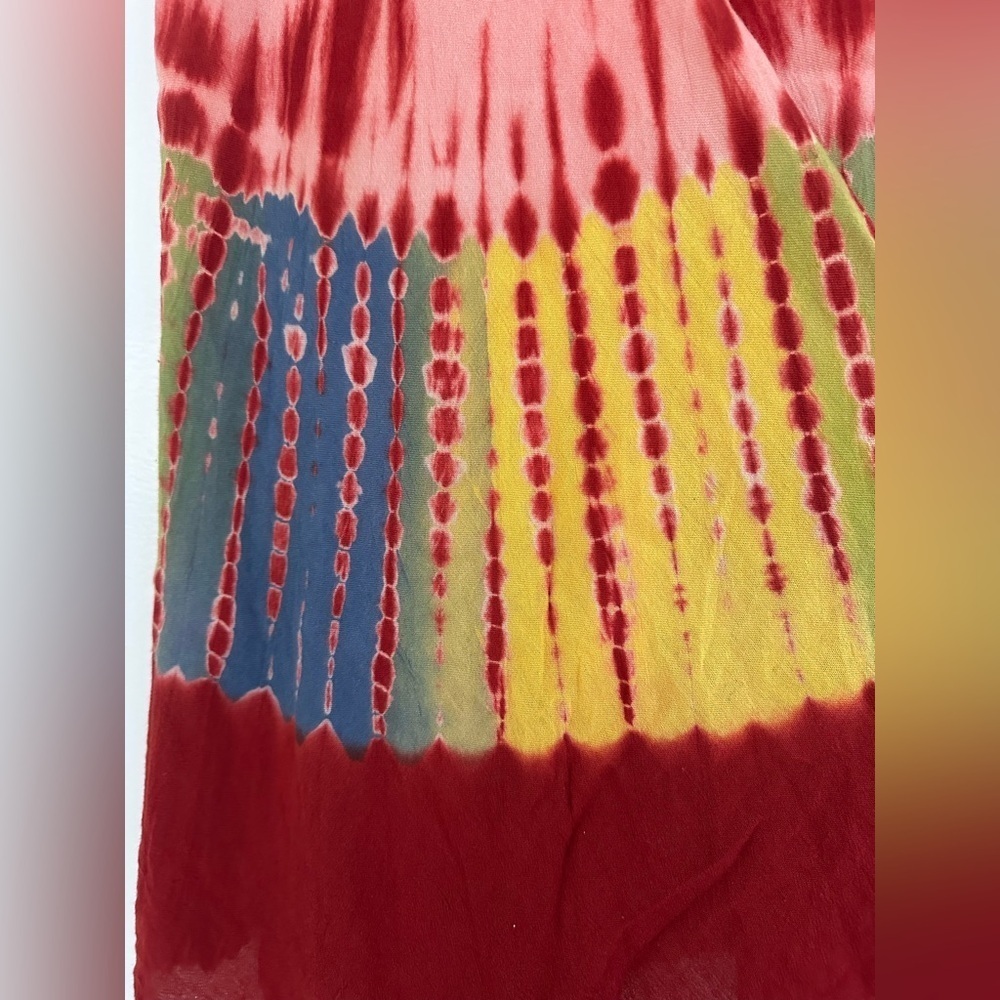 India Boutique Bohemian Style Tie Dye Blouse - Picture 8 of 8